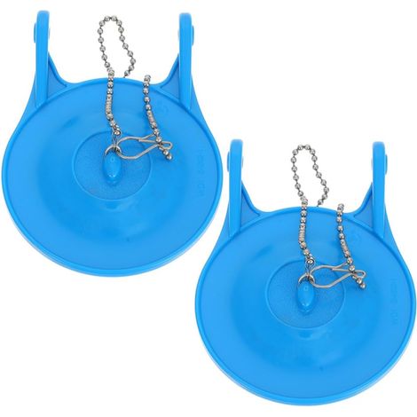 kit pour Clapet de Toilette Bleu 3 Pouces, Pvc, 2 Pièces (1/5)