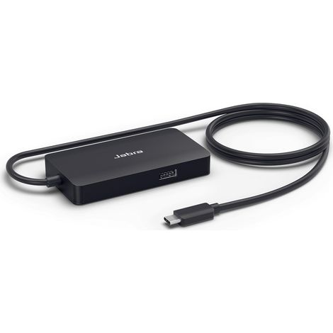Jabra 14207-58 hub & concentrateur USB 3.2 Gen 1 (3.1 Gen 1) Type-C Noir