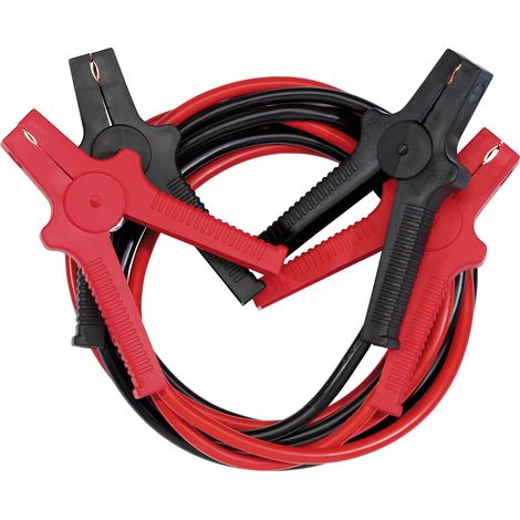 Heavy-Duty 3m (10ft) Booster Cables with 18mm² Copper Clamps – High-Performance Jump Starter Cables for Car Battery Emergency Use (1/5)