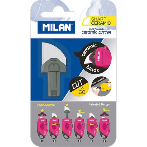 4 Recharge Lame Ceramique Cutter Milan (1/2)
