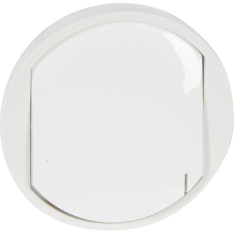 Legrand 068171 - Enjoliveur Céliane - Inter sans neutre radio 1 circuit Blanc