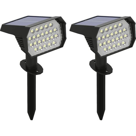 Set da 2 faretti solari - 80 lumen - ODENSE (1/4)