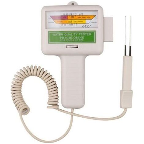 Kit de testeur de Compteur d'eau de Chlore PH, Moniteur numérique Portable d'analyse (1/4)