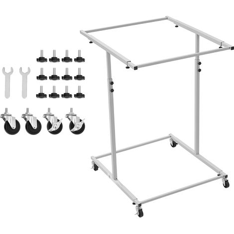 Mophorn Soporte de Almacenamiento para Planos, Estante Colgante sin Abrazaderas, Móvil con Ruedas, Organizador para Mapas, Carteles y Archivos, Ideal para Ingeniería, Construcción, Oficina y Hogar (1/5)