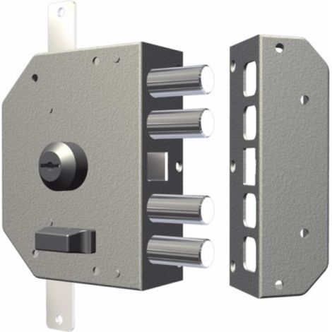 Cerradura seg. sobr. 130x164x32mm 60mm 3450dord dor derecha (1/2)