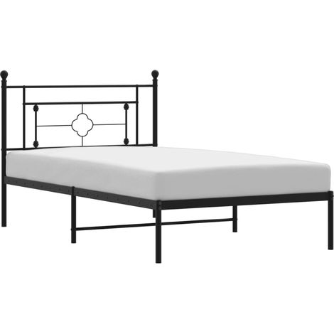 Maison Exclusive - Estructura cama sin colchón con cabecero metal (1/5)