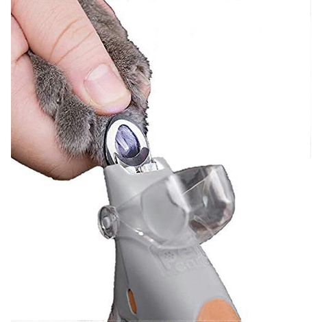 Coupe-ongles pour animaux avec lumière LED pour lapins et cochons d'Inde (1/5)