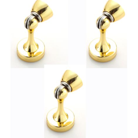butoirs porte magnétiques en avec fermeture douce pour murale robuste(Or) lot de 3 Acier Inoxydable Or (1/5)