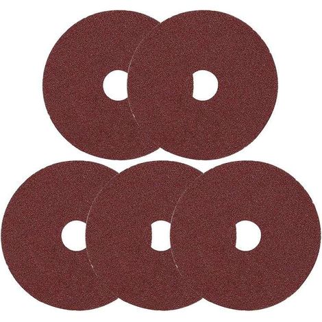 P-01074 Disco abrasivo 180 mm, 60G, Rosso, 5 pz (1/2)