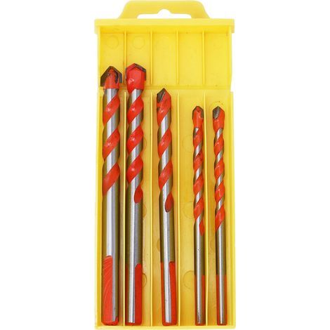 5-teiliges Set hochfester Legierungsbohrer für Holz und Wand, 6-12 mm Löcher (1/5)