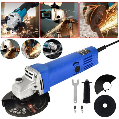 Electric Angle Grinder Sander Wood Cutting Grinding 6 Discs Auxiliary Handle (1/5)