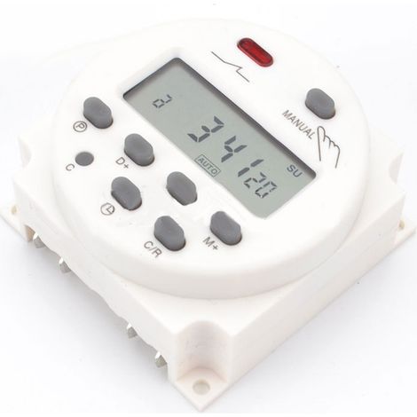 Mini minuterie numérique programmable 17 programmes haute précision anti-parasitage relais temporisateur microprocesseur 12V (1/5)