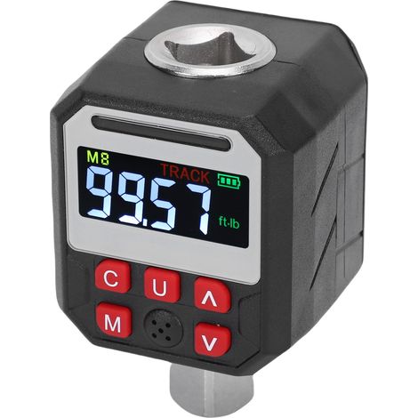Adaptateur de couple numérique 1/2 pouce clé dynamométrique électronique 17-340 N.m 9 réglages préréglés (1/5)