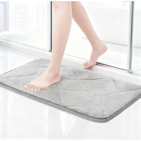 Esterilla de espuma viscoelástica de 60x40 cm, absorbente, lavable y multiusos.