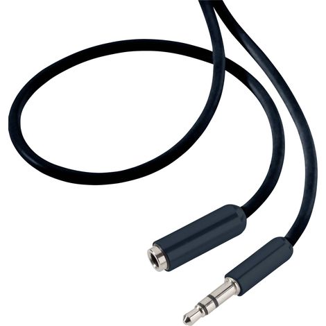 Rallonge SpeaKa Professional SP-7870692 Jack audio [1x Jack mâle 3.5 mm - 1x Jack femelle 3.5 mm] 1. (1/3)