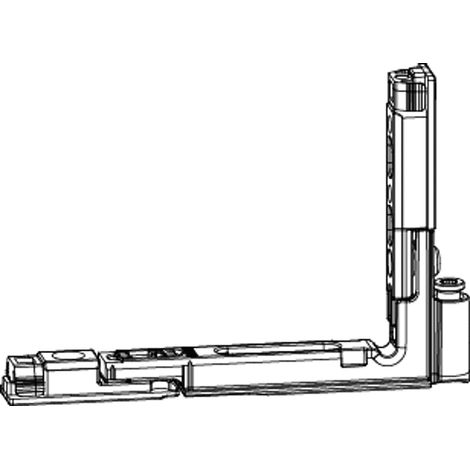 MACO Falzecklagerband POWER Versatz 13 mm 150 kg silber rechts (215804) (1/2)