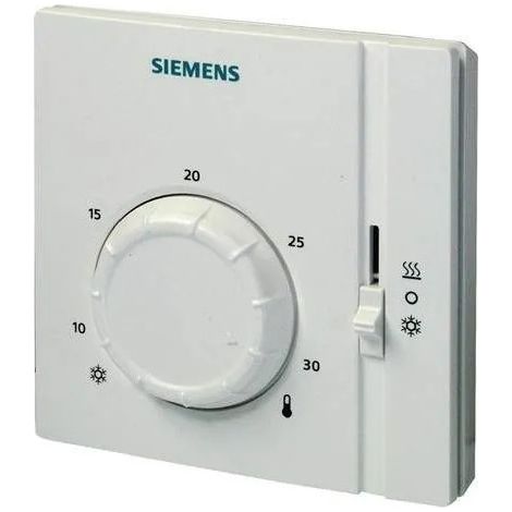 Thermostat d'ambiance programmable – Inverseur été/hiver – Plage de réglage 8 à 30°C – Dimensions 110x100x60mm – Poids 187g – Landis
