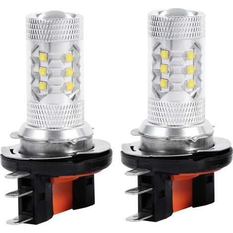 Ampoules LED pour voiture, lumière blanche pure à 16 puces (1/5)