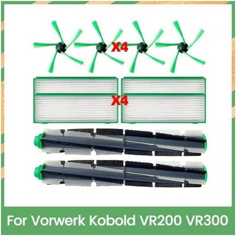 Ersatzteile für Kobold VR200 und VR300, Hauptseitenbürste, HEPA-Filter, effizientes Haushaltsreinigungszubehör (1/4)