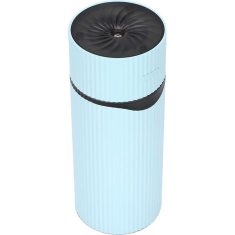 Mini-Luftbefeuchter 200 ml, USB-Anschluss, tragbar und robust, zwei Betriebsmodi, leise, mit LED-Beleuchtung, ideal für Zuhause, Büro und Reisen (blau). (1/5)