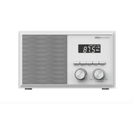Silva Schneider Mono 1976 BT Radio da tavolo FM Bianco