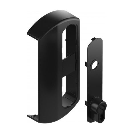Habillage pour serrure en applique - ABS noir 9005 - Modulox - TIRARD (1/2)