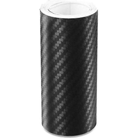 5D-Nano-Kohlefaser-Einstiegsleisten-Schutzaufkleber für Autotüren, selbstklebender Schutzaufkleber, 10 cm x 10 m Rolle, kratzfest, für den Fahrzeuginnenraum