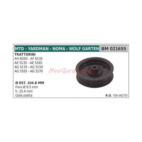 Polea para tractor cortacésped AH 8200 AF6135 MTD 021655