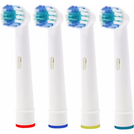 4 Têtes de Rechange pour Brosse à Dents Électrique, Accessoires d'Hygiène Dentaire, Pièces de Rechange (1/5)