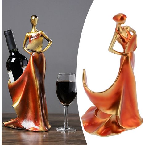 Porte-bouteilles Décoratif Figurine Fille Moderne pour Salon Véranda Étagère (1/5)