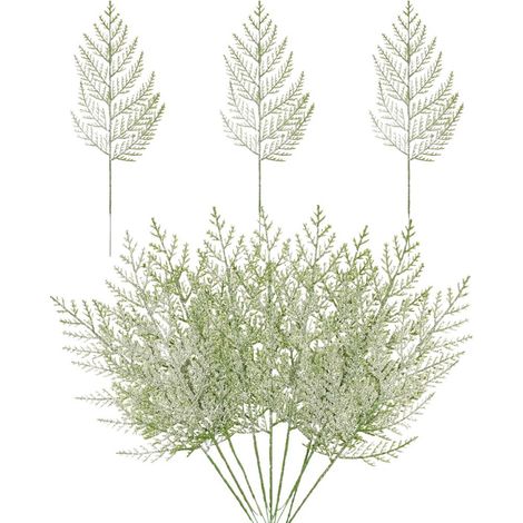 Rami artificiali di cedro e pino, 12 pezzi