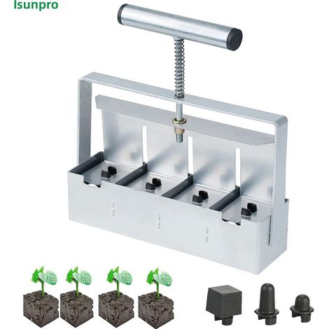 Façonneur de mottes terre manuel - Simple/Double rangée, outil semis jardin polyvalent (1/5)