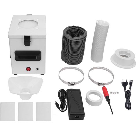 Kit d'extraction de fumées de soudure, système de Filtration au sol en 3 étapes, absorbeur de paillasse, outils de soudage électroniques, prise ue (1/5)