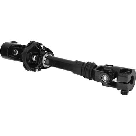 Arbre de direction intermédiaire inférieur 425‑265 en acier noir, remplacement compatible Dodge Durango 2000 4x4, colonne de direction robuste. (1/5)