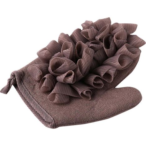 Gants éponges de bain avec luffas de douche multifonctionnels pour exfolier le dos