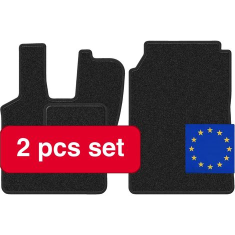 Autofußmatten, langlebige Konstruktion, maßgeschneiderte Passform, schwarz (1/5)