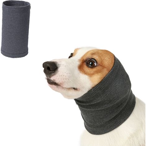 Collier de protection pour chiens, outil de toilettage, aide anti-anxiété, matériau doux, tailles réglables (1/5)