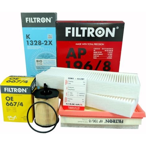 3x Filtro Peugeot 308 II 1.6 HDI 100 115 120 2014- (1/4)