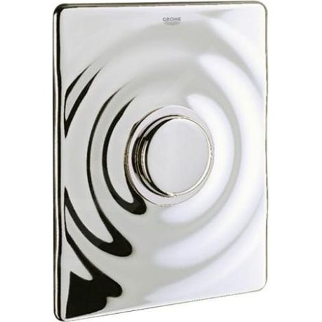 GROHE 37069000 Commande WC Surf 37069 pour chasse à poussoir en laiton chromé (1/3)