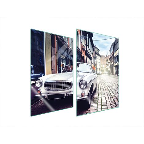 Plaque de protection en verre pour la cuisine 2x35x52 voiture (1/5)