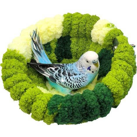 1 Nid Oiseaux, Polaire Corail, Doux, Confortable, Pour Perruche Calopsitte Canari (1/5)