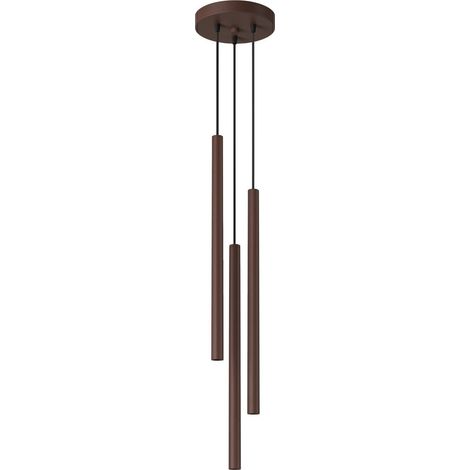 Sollux PASTELO Suspension Pastelo Cluster marron 3x G9 (1/2)