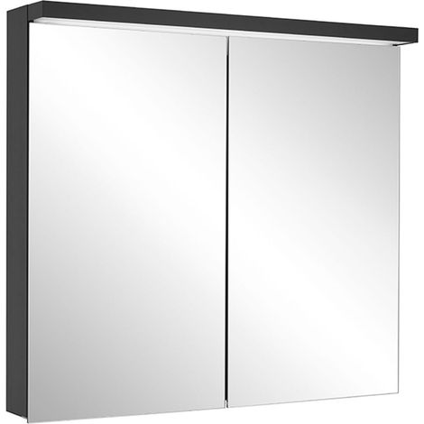 Armario con espejo iluminado Schneider BORDO TW LED, 2 puertas, (1/5)