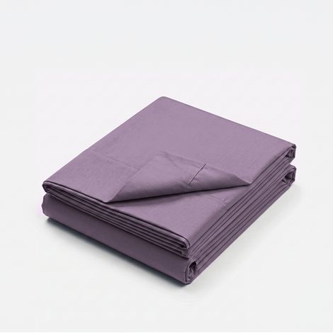 Ranforce King Fitted Sheet (ES) 100% Cotone RANFORCE Dusty Rose (1/4)
