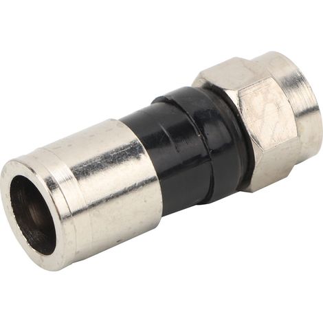 10 Stück RG6 UK Kompressionsstecker Typ F Kabelantennen-Video-Satellitenadapter (F-005) (1/5)