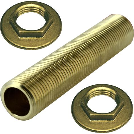 Noyon & Thiebault – Traversée de cloison 15x21 – Fixation raccord laiton – Filetage plomberie – Entraxe 100mm