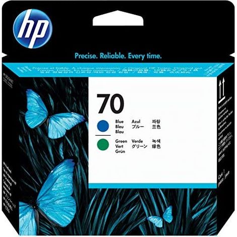 HP 70 original printhead C9408A blue and green (C9408A) (1/5)