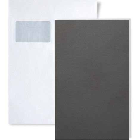 1 MUSTERSTÜCK S-19301 WallFace CHARCOAL LIGHT Leather Collection Wandpaneel MUSTER in ca. DIN A5 Größe