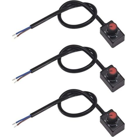 Gradateur LED PWM Passif Bouton DC 0-10V pour Variateur d'Intensité Lumineuse 3 Pièces (1/4)