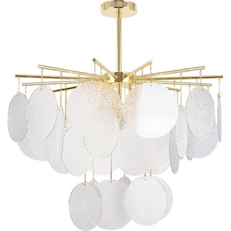 Toolight Lámpara De Techo Colgante App1948-3Cp Gold 50X66,5X97,5Cm (1/5)